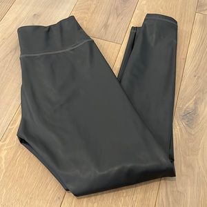 Athleta - All Over Gleam Faux Leather Tight - XS